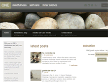 Tablet Screenshot of onemindfulness.com